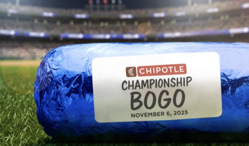 ドジャースのワールドシリーズ優勝！「Chipotle」がbuy１get１free (BOGO)セール！（11/6）